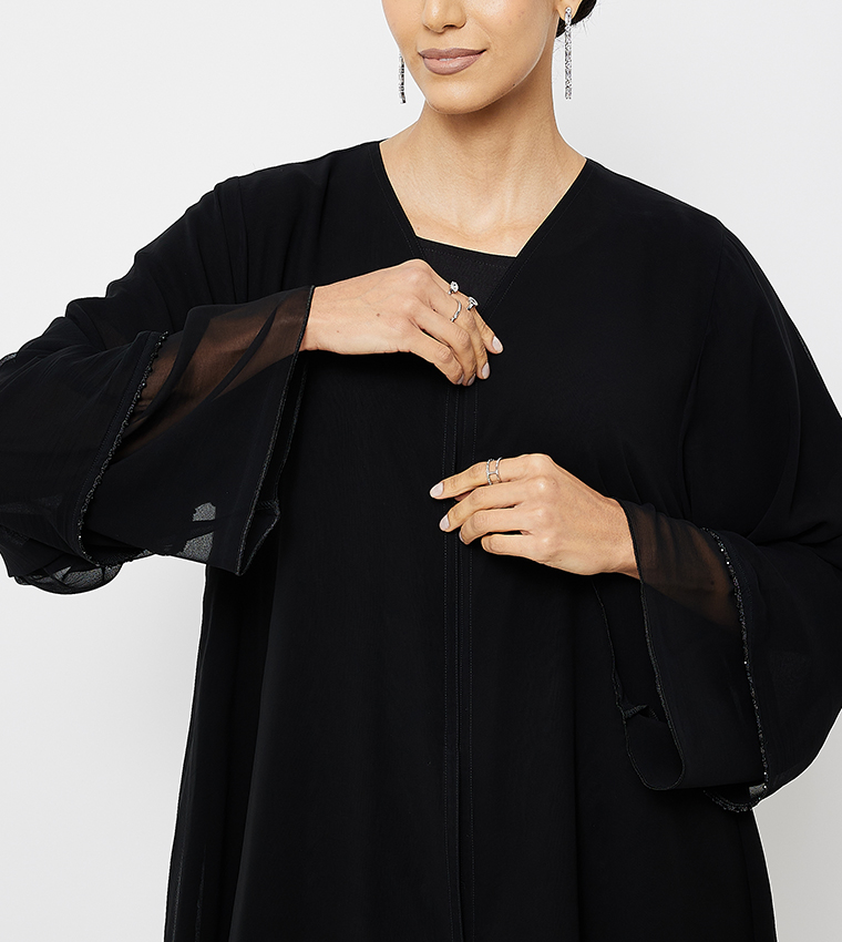 Embellished Long Sleeves Abaya