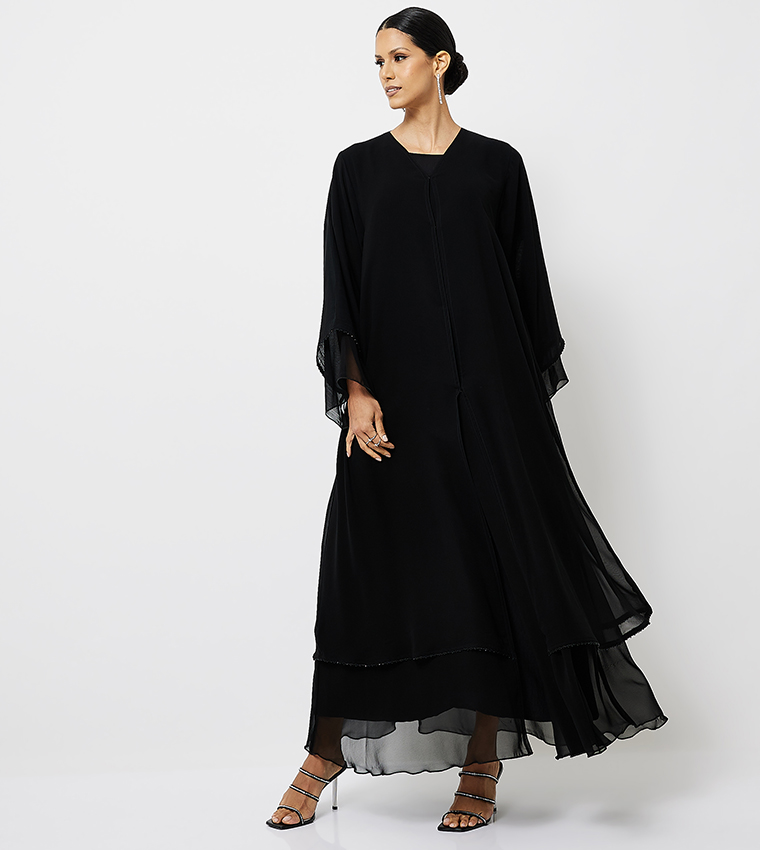 Embellished Long Sleeves Abaya