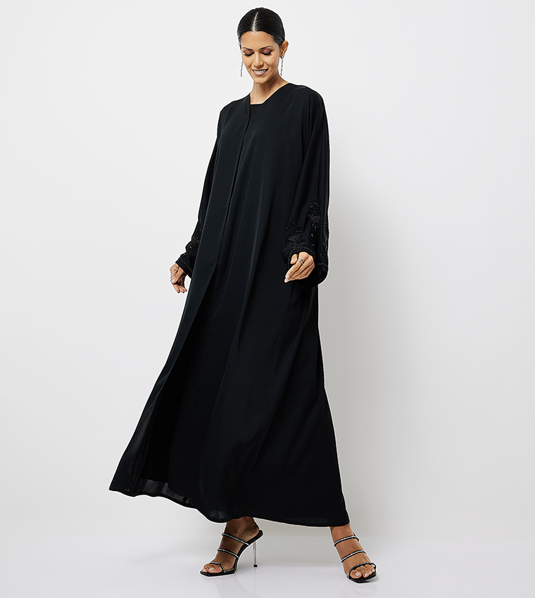 Embellished Long Sleeves Abaya