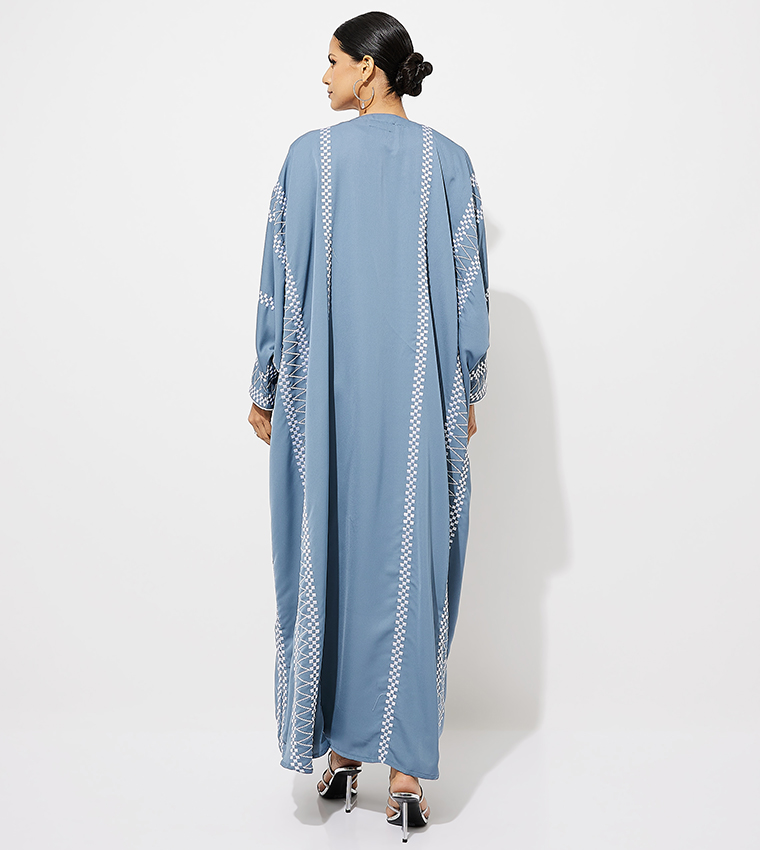 Embroidered Long Sleeves Abaya