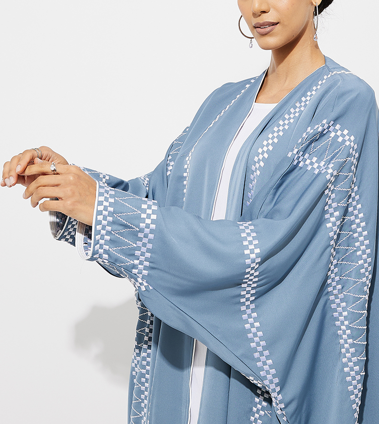 Embroidered Long Sleeves Abaya