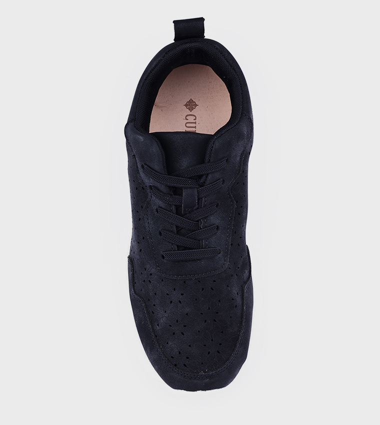 Cut-Out Lace Up Casual Shoes