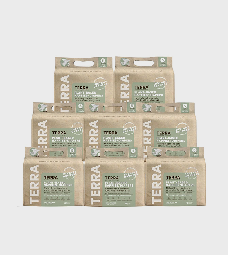 8-Pack Terra Walker 16s Nappy Diapers