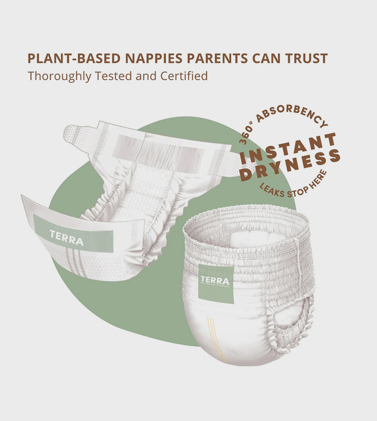 8-Pack Terra Walker 16s Nappy Diapers