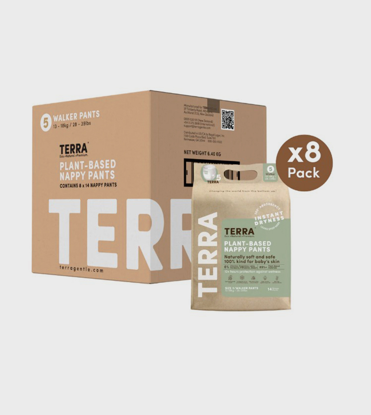 8-Pack Terra 14s Nappy Walker Pants