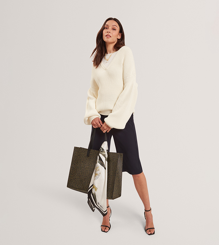 DARSHAA Printed Tote Bag