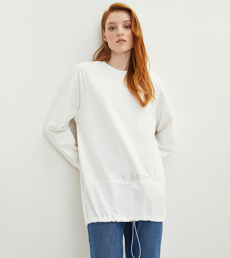 Buy LC Waikiki Printed Tunic Sweatshirt 