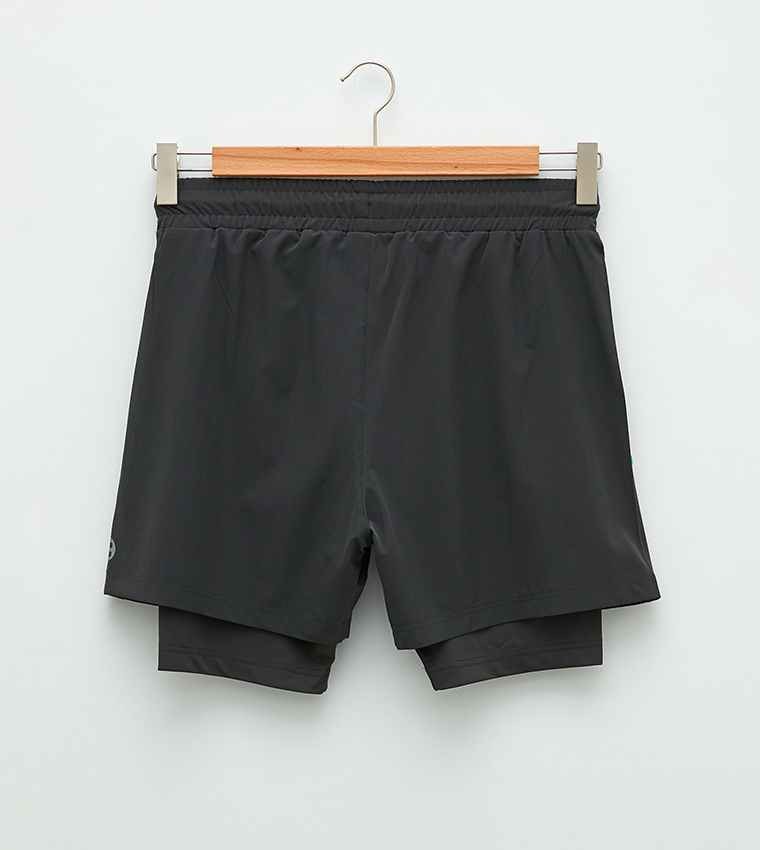 Buy LC Waikiki Slim Fit Sport Tights Shorts In Grey 6thStreet Kuwait
