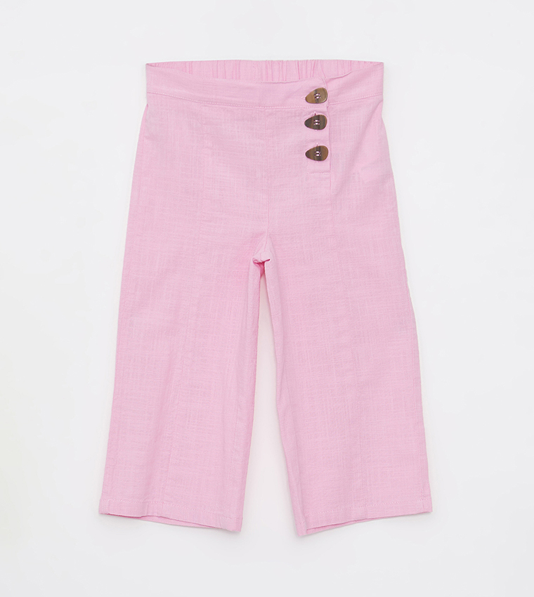 inhzoy Little Girls Fashion Denim Casual Wide Leg Elastic Waist Pant -  Walmart.com