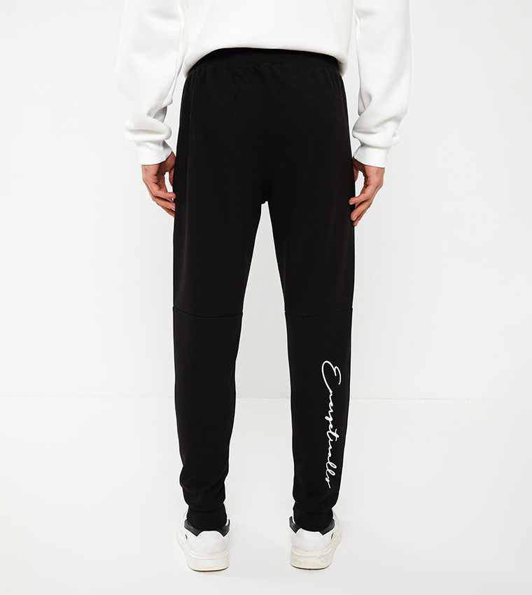 Buy LC Waikiki Slim Fit Drawstring Waist Joggers In Black 6thStreet Bahrain