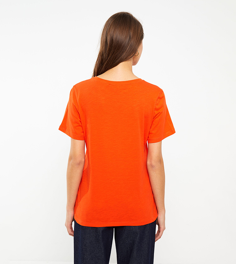 Orange crew hotsell neck t shirt