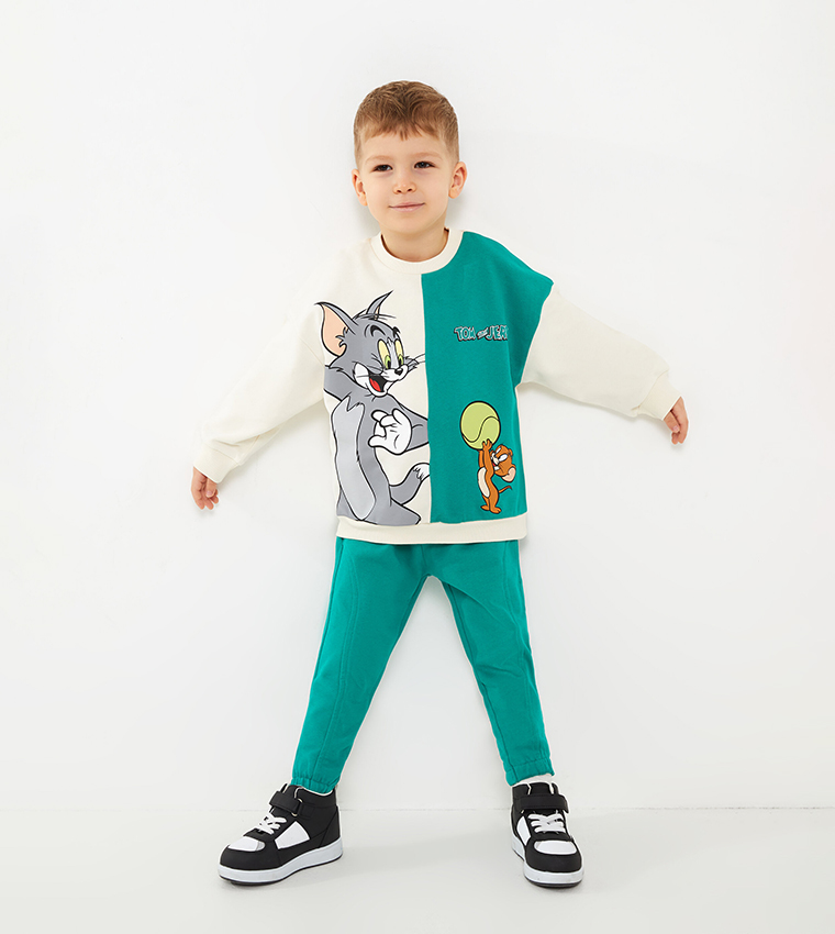 Buy LC Waikiki Boy's Tom And Jerry Printed Clothing Set In Beige |  6thStreet Kuwait
