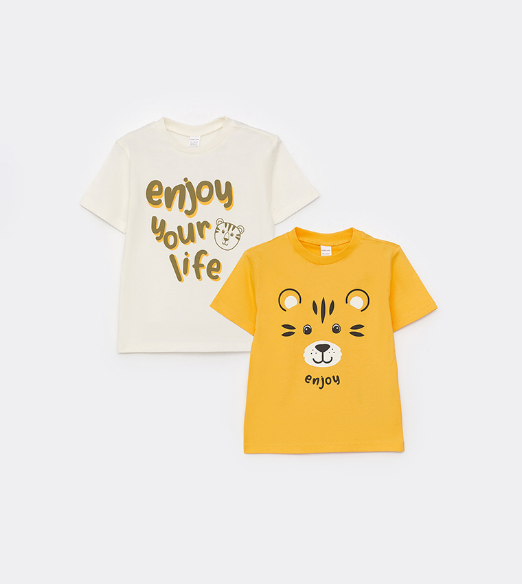 Baby boy hot sale yellow shirt