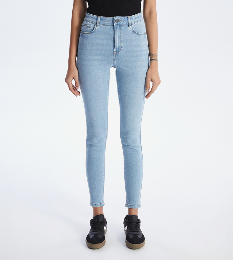High Waist Skinny Fit Jeans