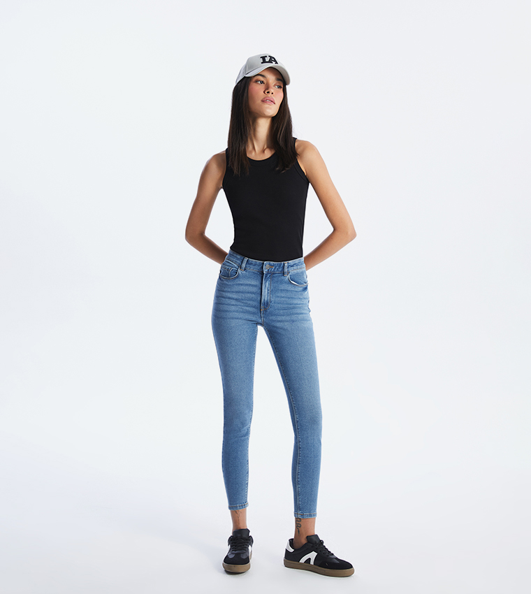 Faded Skinny Fit Jeans