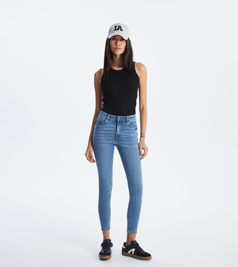 Faded Skinny Fit Jeans