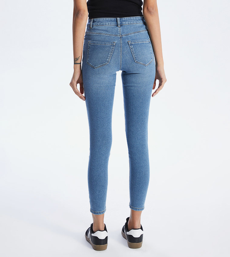 Faded Skinny Fit Jeans