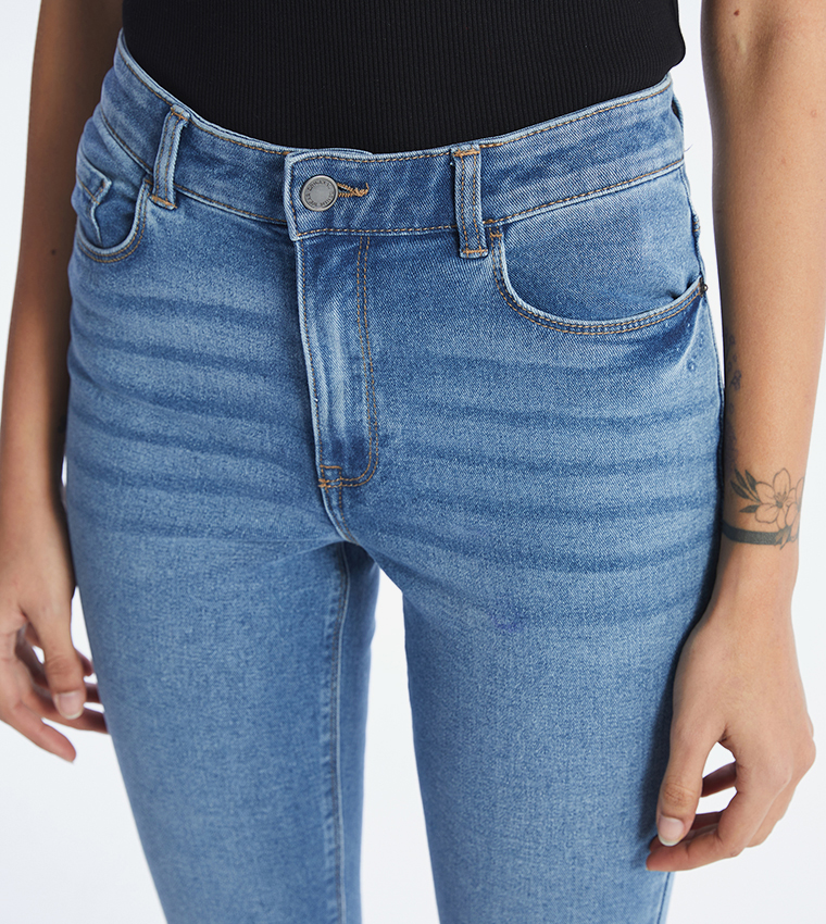 Faded Skinny Fit Jeans