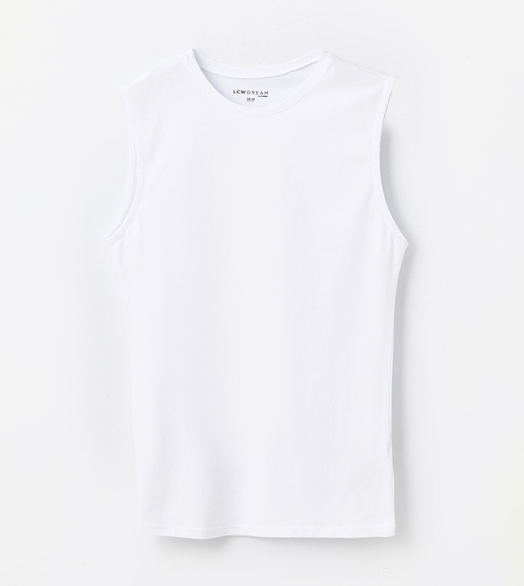 Solid Crew Neck Top