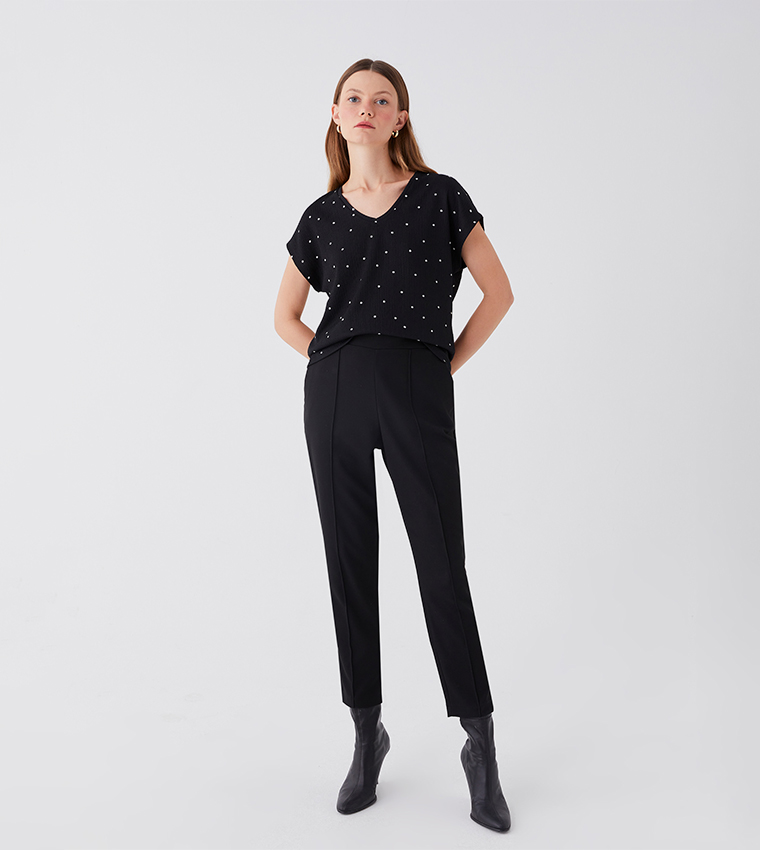 Polka Dot Short Sleeves T-Shirt
