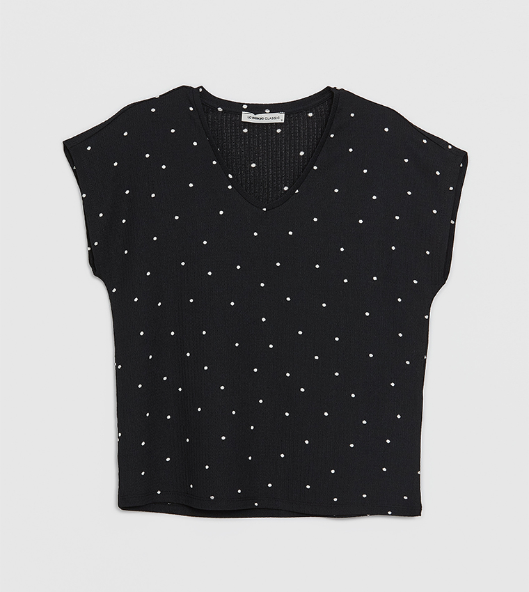 Polka Dot Short Sleeves T-Shirt