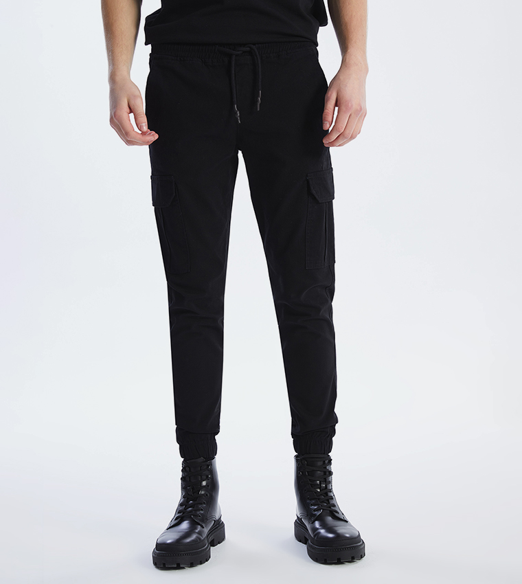 Buy LC Waikiki Gabardine Slim Fit Cargo Pants In Black 6thStreet UAE