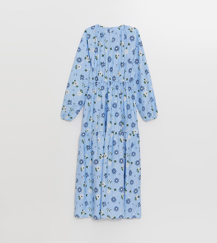 Printed Long Sleeves Dress