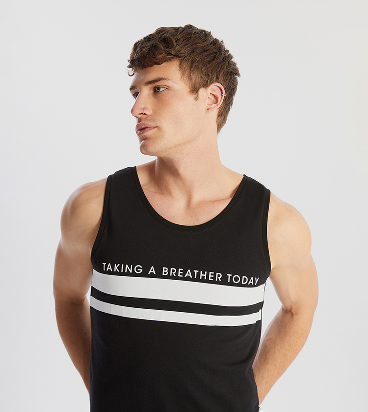 Printed Sleeveless Tank Top