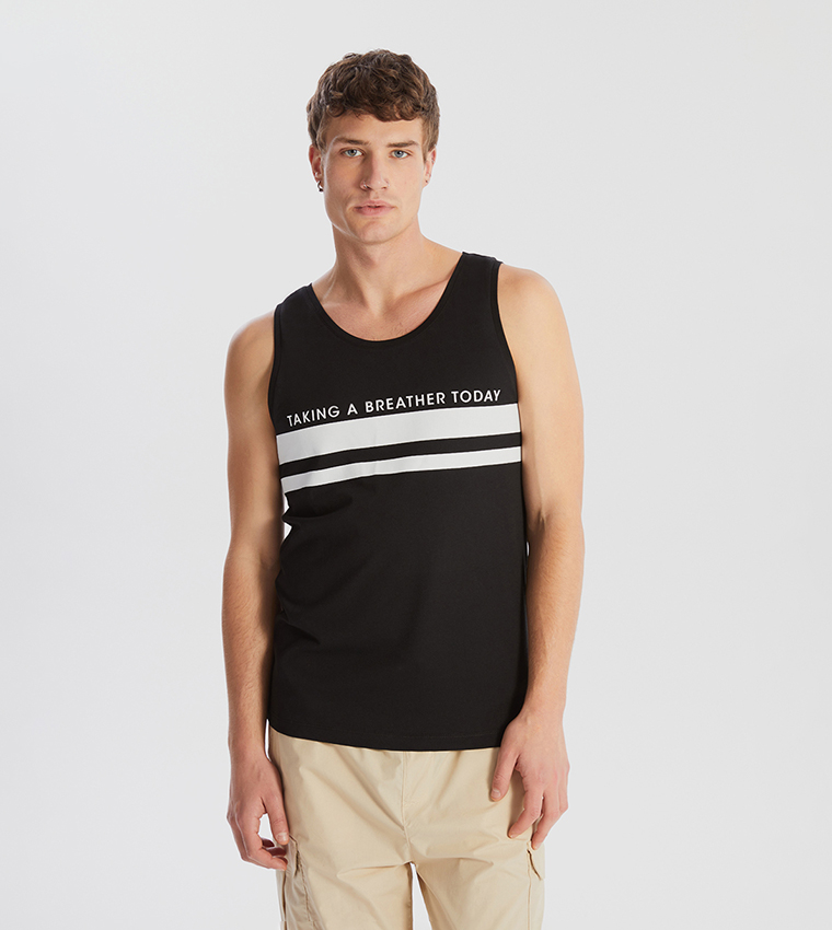 Printed Sleeveless Tank Top