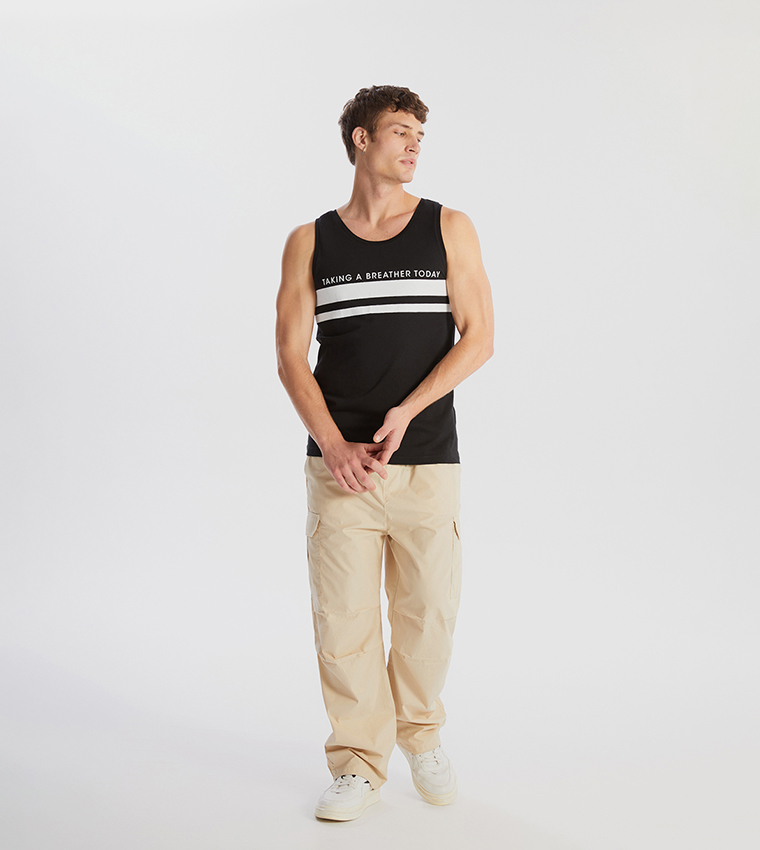 Printed Sleeveless Tank Top