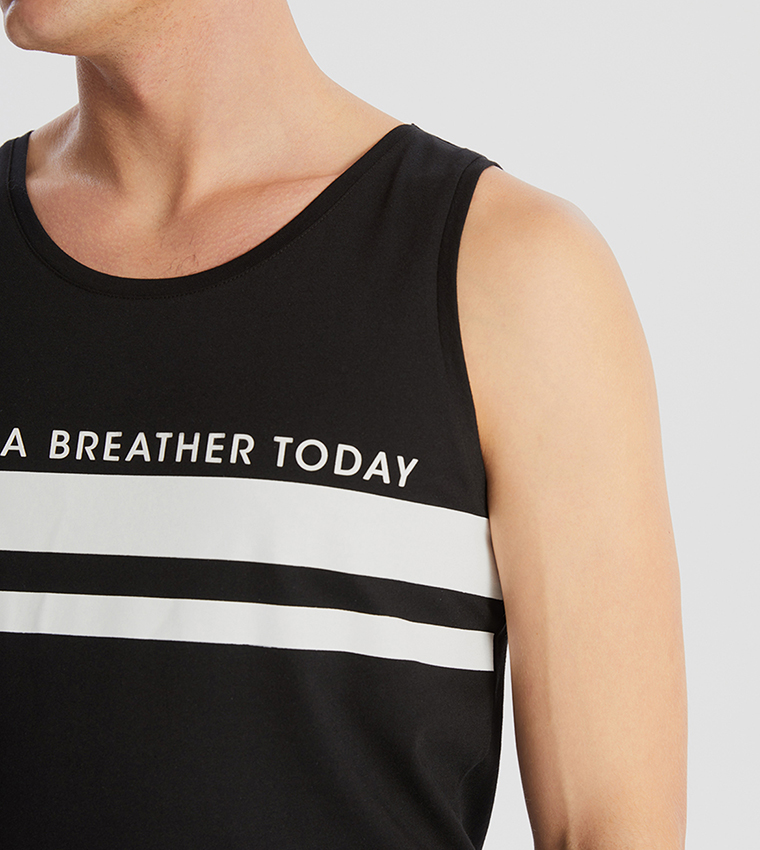 Printed Sleeveless Tank Top