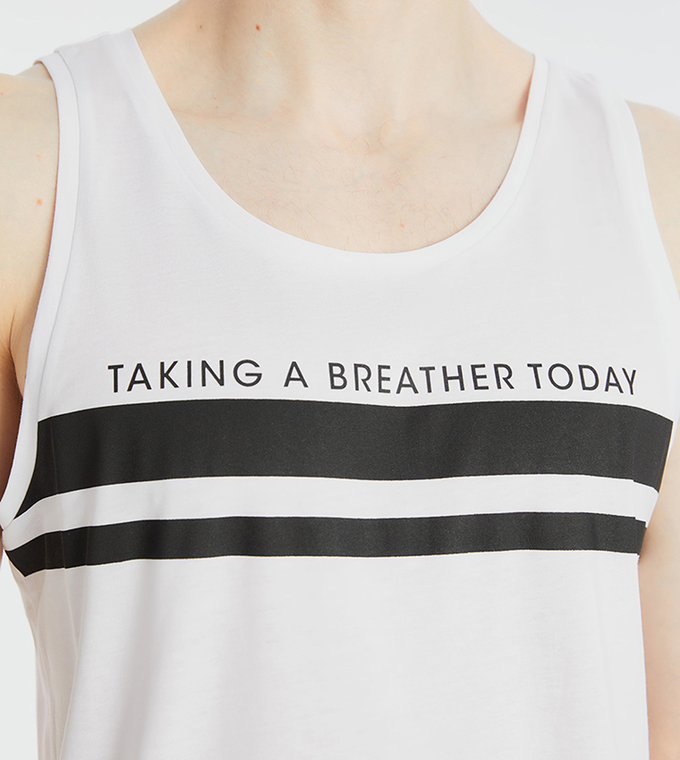 Printed Sleeveless Tank Top