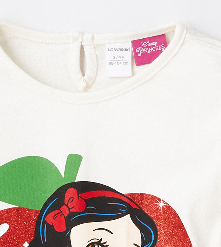 Snow White Printed T-Shirt and Tights Set