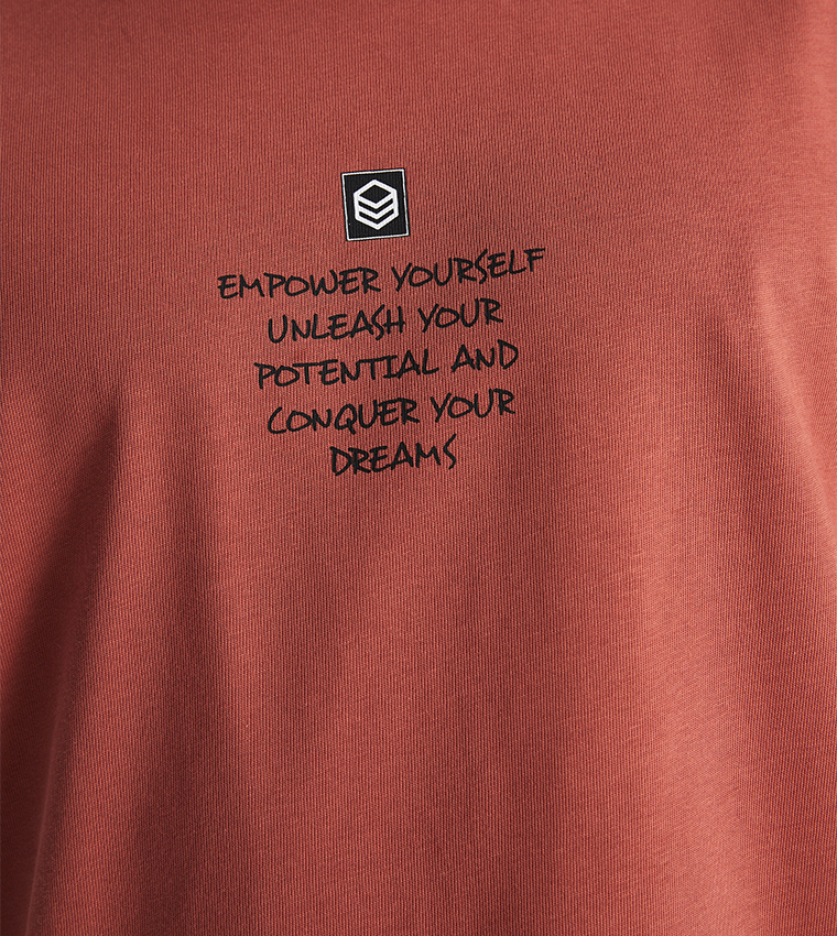 Printed Short Sleeves Combed Cotton T-Shirt