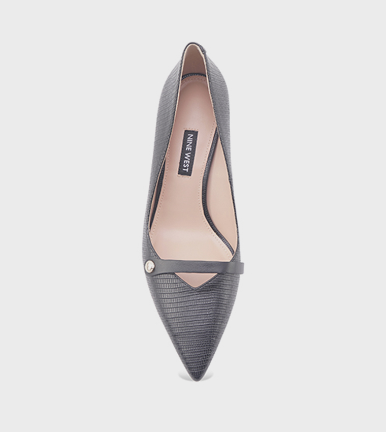 SABIREL Textured Pointed Toe Pumps