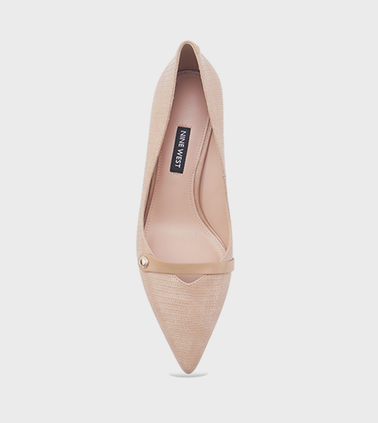 SABIREL Textured Pointed Toe Pumps