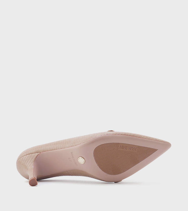 SABIREL Textured Pointed Toe Pumps