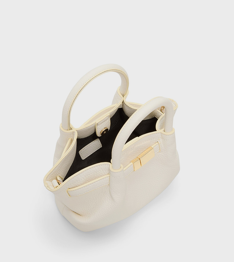 SABRIINA Textured Handheld Bag