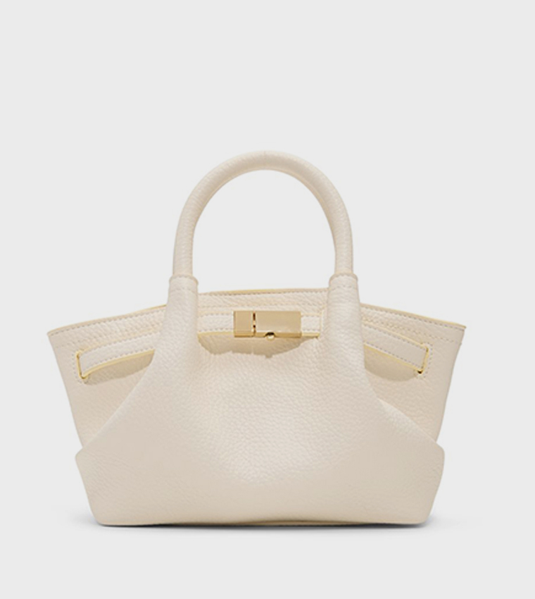 SABRIINA Textured Handheld Bag