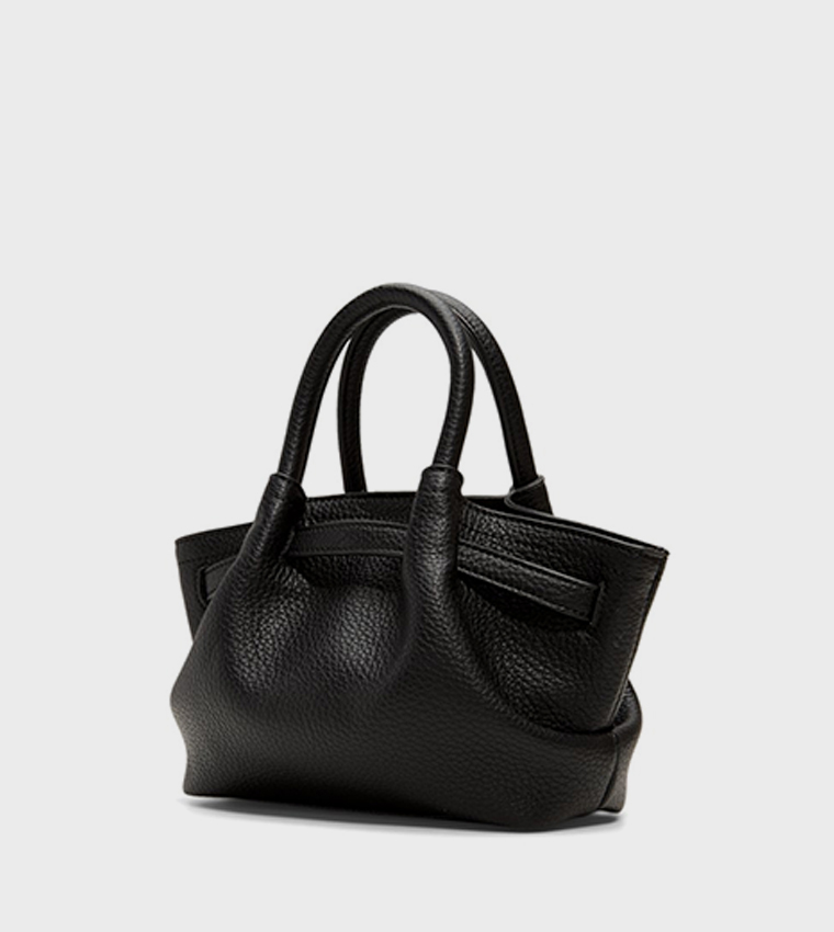SABRIINA Textured Handheld Bag