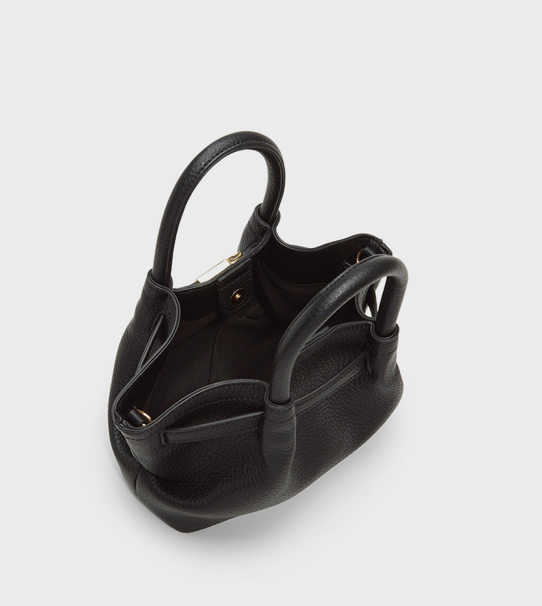 SABRIINA Textured Handheld Bag