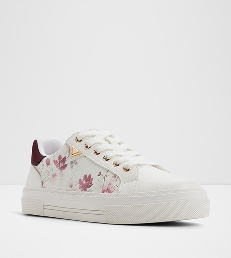 SADDIE Printed Lace-Up Sneakers