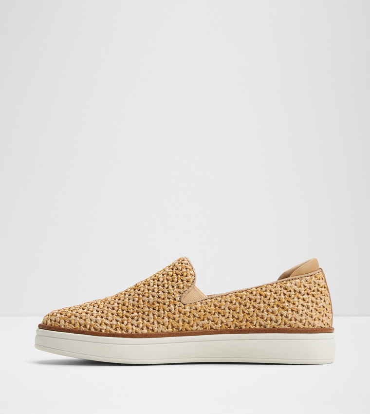 SALLIVIAN Straw Woven Slip-On Shoes