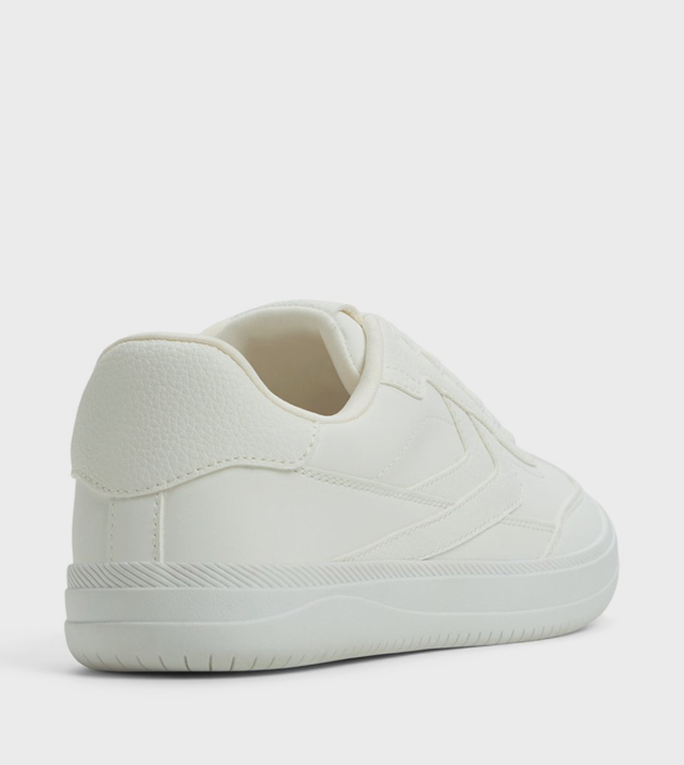 SALOME Textured Lace-Up Sneakers