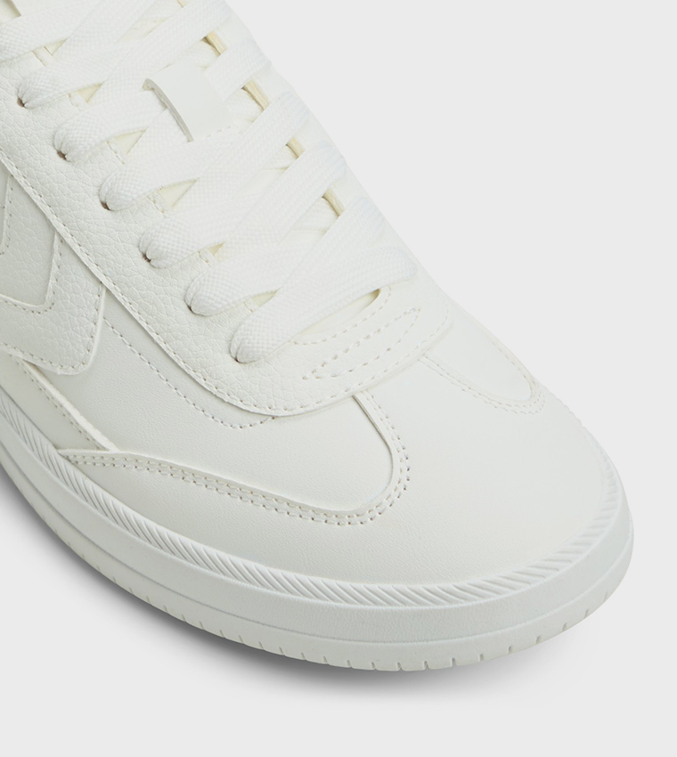 SALOME Textured Lace-Up Sneakers