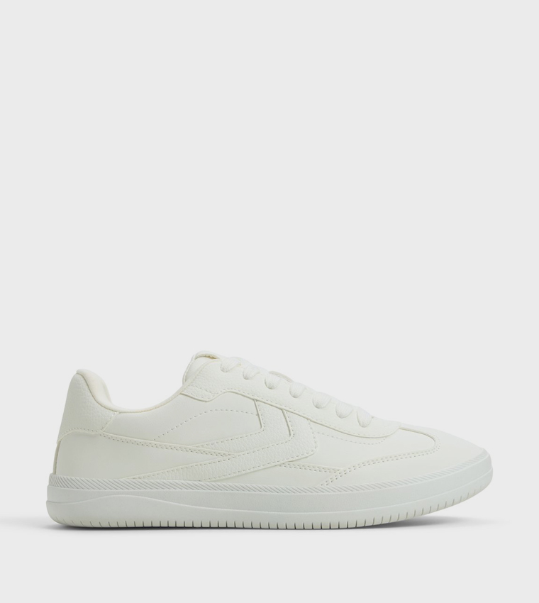 SALOME Textured Lace-Up Sneakers