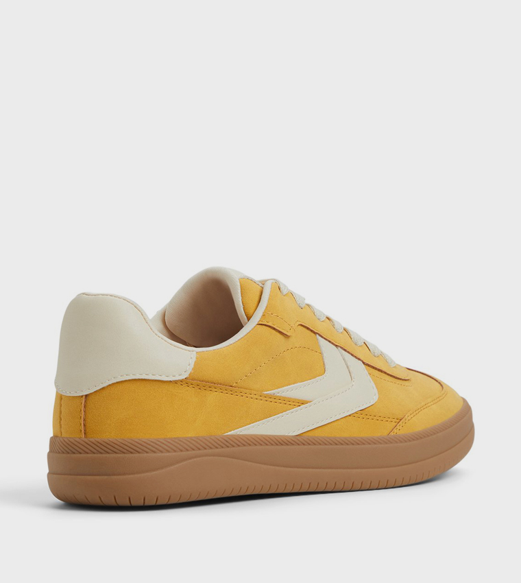 SALOME Color Block Lace Up Sneakers
