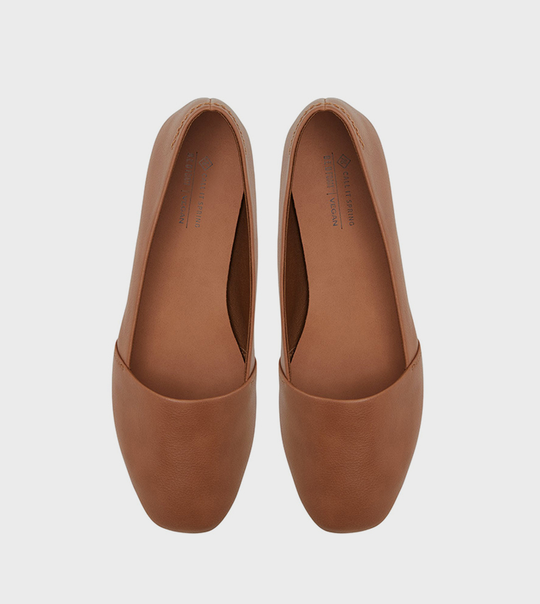 SAMANTHA Almond Toe Slip On Shoes