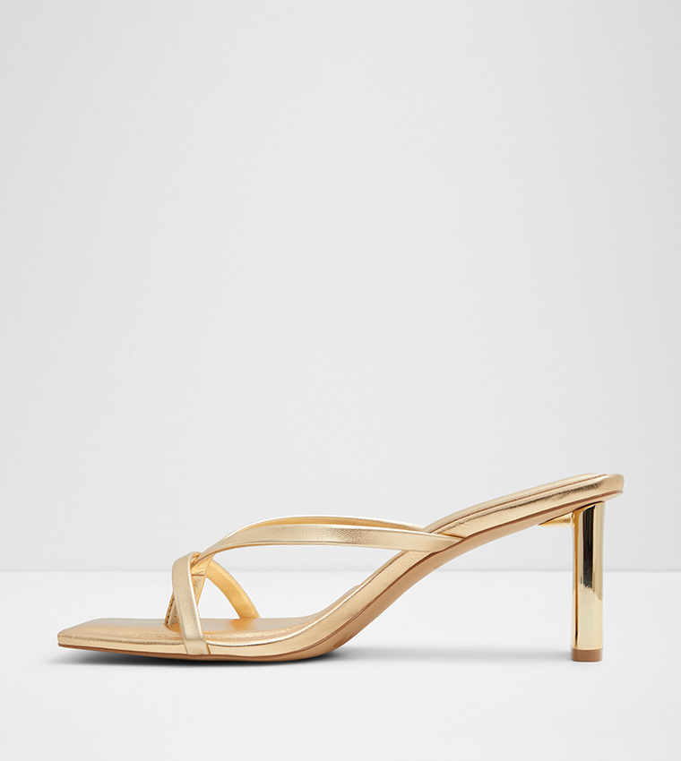 SANNE Criss-Cross Heel Sandals