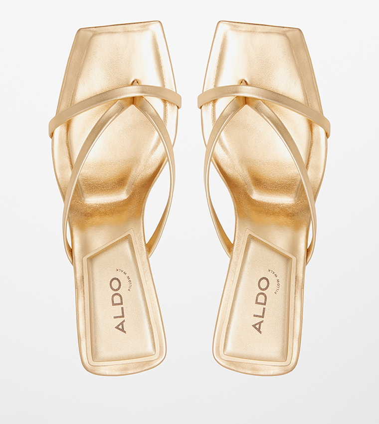 SANNE Criss-Cross Heel Sandals